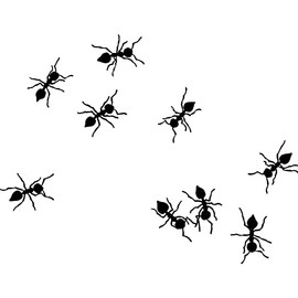 Azeeda A7 'Swarming Ants' Unmounted Rubber Stamp (RS00038606)