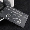 Jstud Engraved Wallet Inserts Card for Husband Boyfriend Birthday Gifts