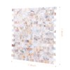 5 - Sheet Pearl Shells Tile Peel and Stick Backsplash,