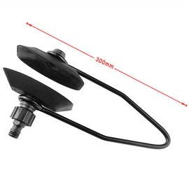 Gaderth Marine Boat Motor Flusher, Large Rectangular Cap Ear Muffs Flush Away Sand Salt, Boat Dual Water Feed Motor Flusher for Fast Connection Show