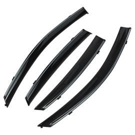 HEROFFIX 1 Set Window Deflectors for Elantra Sedan 2007-2010 Side Window Vent Visors Black