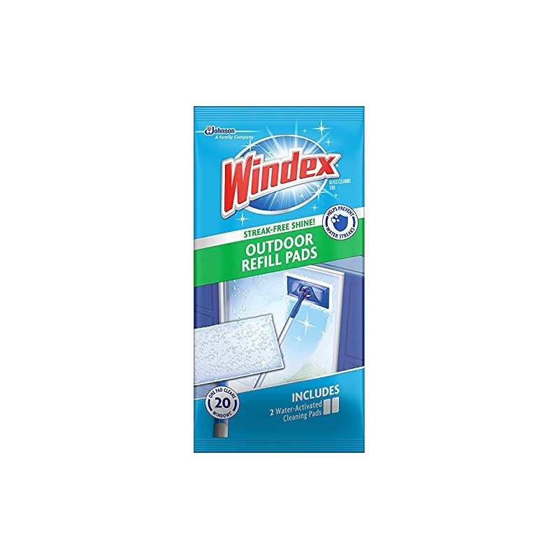 Windex 70118 WindexTM Outdoor Refill Pads 2 Count