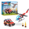 MAX Adventure Fire Rescue Playset – 238+ Bricks, Fire Station