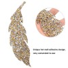 Rhinestones Patches, 5Pcs Leaves Pattern Rhinestones Applique on Patches for