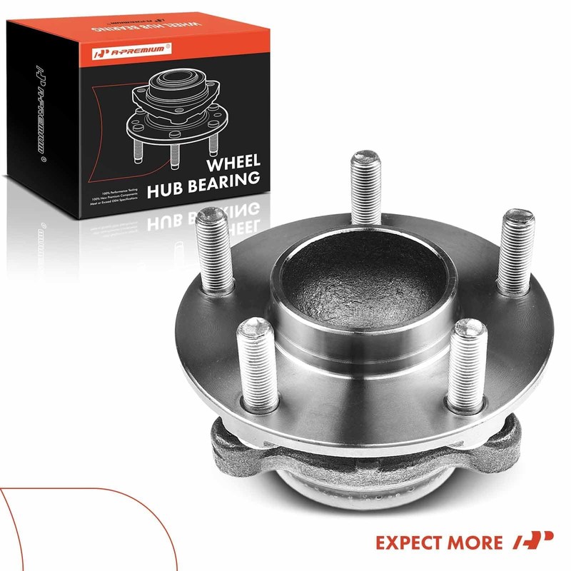 A-Premium 2 x Front Wheel Bearing and Hub Assembly Compatible