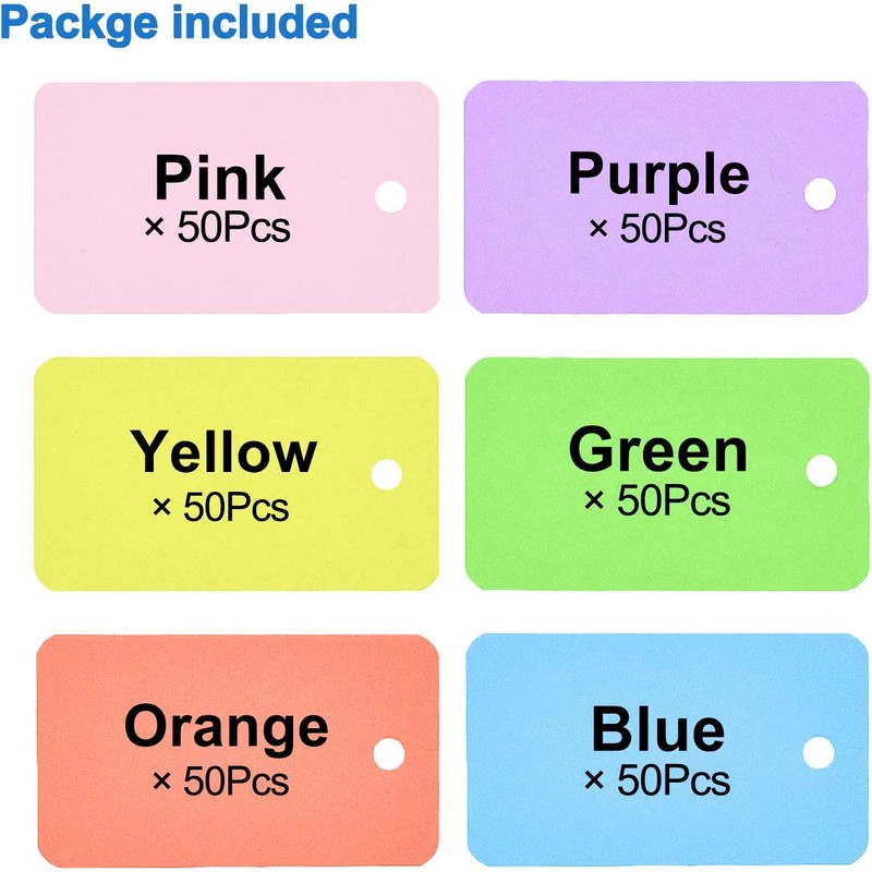 300 pcs Flash Cards Revision Index Cards Mini Notepads Blank