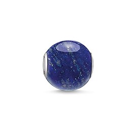 Thomas Sabo K0071-592-1 Women's Bead Lapis Lazuli Karma Beads 925 Sterling Silver, Sterling Silver, Lapis Lazuli