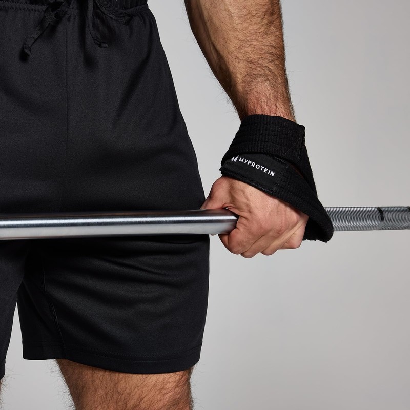 Myprotein Medium Figure 8 Lifting Straps for Weight Lifting, Deadlifts,