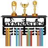CREATCABIN Gymnastics Medal Holder Trophy Shelf Medal Hangers Display with