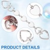 HINZIC Heart Bag Extender Chain, Handbag Charm Purse Chain with