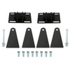 BLACKHORSE-RACING LS Swap Mounts Universal Adjustable Conversion Motor Mounts &