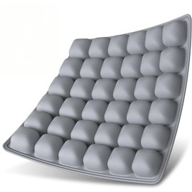 Travel Cushion, 3D Air/Water Portable Seat Cushion, Inflatable Office Chair Cushion, Comfort Support for Car, Plane,Travel Accessories Essentials (Grey)