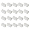 PATIKIL 1" PVC Pipe Fitting Coupling Adapter, 20 Pack Straight