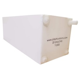 Class A Customs | T-2000-SP | One (1) Spouted 20 Gallon RV Fresh and Gray Water Holding Tank RV Concession