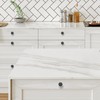 Home Expert Black Cabinet Knobs 15 Pack Solid Kitchen Cabinet