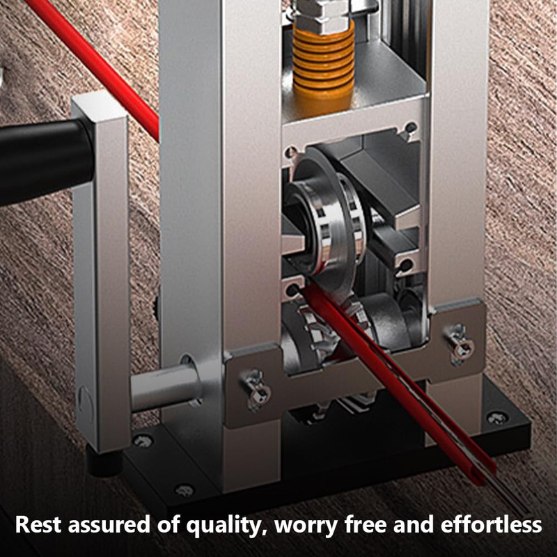 MOTRAIN Manual Wire Stripper Machine, Aluminum Alloy Wire Peeler Machine,