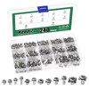 Keadic 240pcs M3 M3.5 M4 M5 Terminal Block Screws Assortment