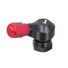 Kitaco 509-5000320 Aluminum Air Valve Type 3 (Black Body/Red Cap)