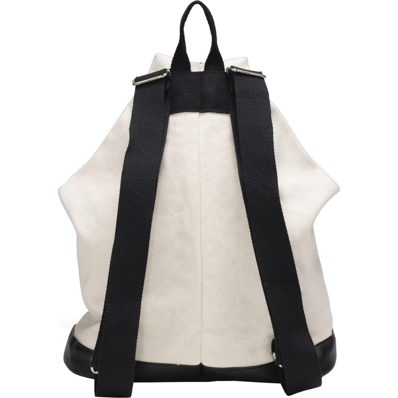 Volcom Zippered Backpack Rucksack, Black/White