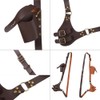 XGOPTS Medieval Leather Shoulder Sword Strap Adjustable Renaissance Sword Holster