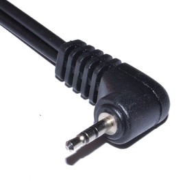 kenable 2.5mm Right Angle Stereo Jack to Twin Phono Plugs OFC Audio Cable 1m