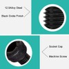 AnRui M3x10mm Hex Socket Screws, 12.9 Alloy Steel Pan Head