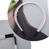 3 Layer Pearl Headband for Women Girls White Pearl Hair