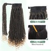 WIGER Clip In Dreadlock Ponytail Extensions Faux Locs Twisted Hairpiece