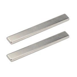 Shower Door Magnet- 3" Long Glass Shower Door Magnet Replacement（Sliver 2 Pack）