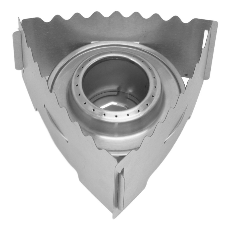 Outdoor Portable Camping Stove Stainless Steel Mini Backpacking Stove for