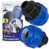 2 Pieces Sleeve Ø 32 mm x 1″ with Male