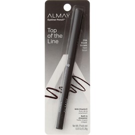 Almay Eyeliner Pencil, Black Brown [206], 0.01 oz (Pack of 4)