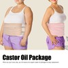 2pcs Castor Oil Package Reusable Soft Portable Castor Oil Pack