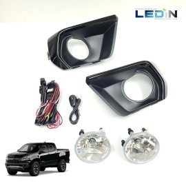 LEDIN Clear Fog Light Kit Set For 2021-2022 Chevy Colorado Bezel Switch Wire Bulb Pair