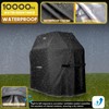 LIBZAKI Grill Cover 420D Waterproof, Weather Resistant, Rip-Proof, Anti-UV, Fade