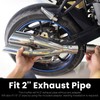 Sparkmods Motorcycle Dual Exhaust Muffler for Street Bike Sport Bike