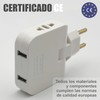 3-Stars 4000W (Higher Power) 4 Sockets - 2 USB Charging