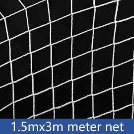 LiYiJiKeJi Cat Safety Net, Stair Protective Net, Cat Net for Balcony Net, Universal Fall Protection, Bunk Bed, Stairs, Outdoor, Indoor, UV Protection (3 m x 1.5 m)