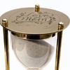 Brass Hourglass 5.5 Inch with White Sand – Engraved Love