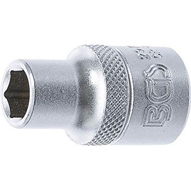 BGS 2910 | Steckschlüssel-Einsatz Sechskant | 12,5 mm (1/2") | SW 10 mm