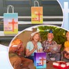 Kosiz 24 Pcs He Is Risen Gift Bags Easter Paper