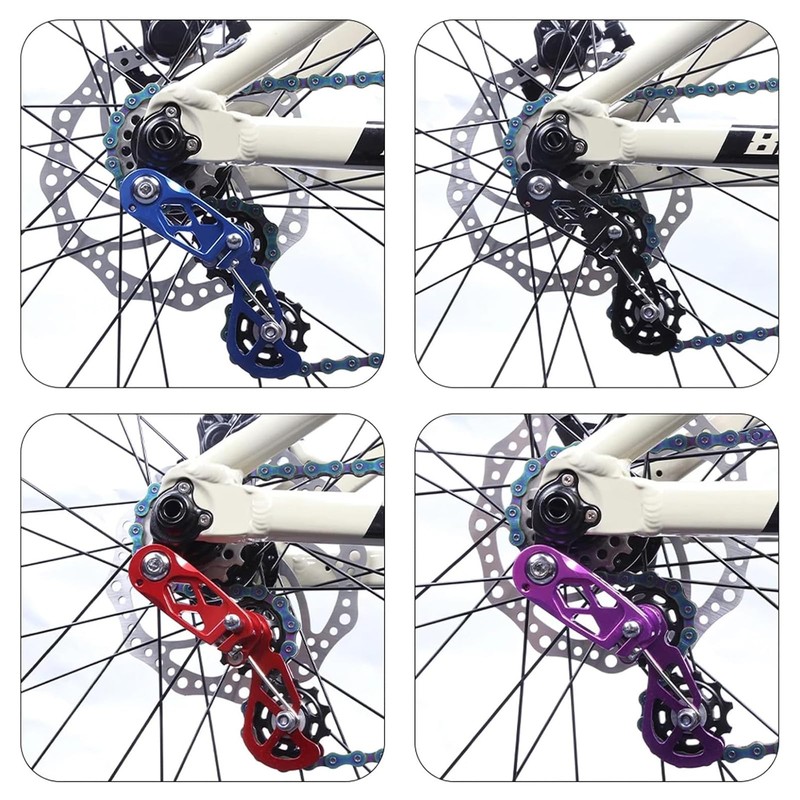 CooMeng Ultra-Smooth Single-Speed Chain Tensioner with Adjustable Tension and Dual