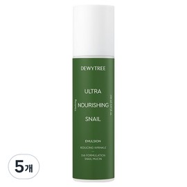 Dewytree Ultra Nourishing Snail Emulsion, 150ml, 5 pieces / 듀이트리 울트라 너리싱 스네일 에멀전, 150ml, 5개