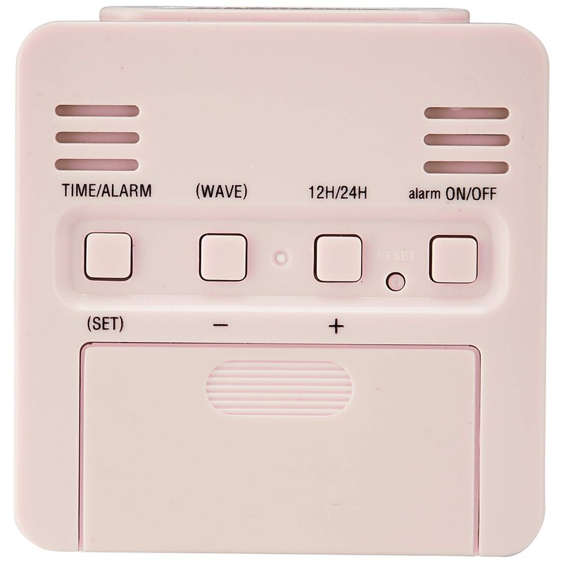 RHYTHM Table Clock, Radio Clock, Alarm Clock, Fit Wave D158,