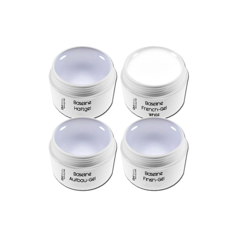 UV Gel Set of 4 Bonding Gel Builder Gel Clear