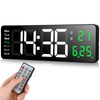 Fuloon Digital Wall Clocks, Wall Clock with Day and Date,
