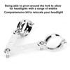 Retro Headlight Bracket Fork Mounting Clamp Universal Accessory Fit for