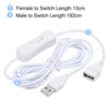 MECCANIXITY USB Extension Cable with ON/Off Switch 2 Meter USB