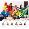 Mexican Flag Beer Bottle Opener KeyChain, Mexico Flag Keychain for