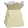 INERRA Florist Boxes - Living Vases for Flower Bouquet Box Making - Pack of 10 (Cream)